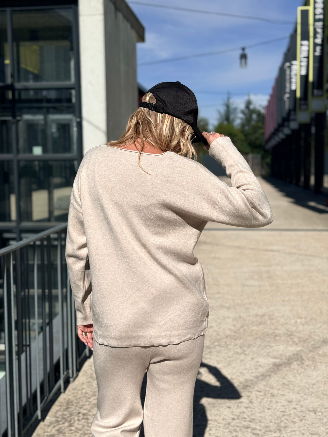 Ensemble pull col V + pantalon PC7536