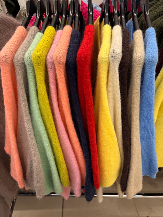 Pull 30% alpaga manches courtes