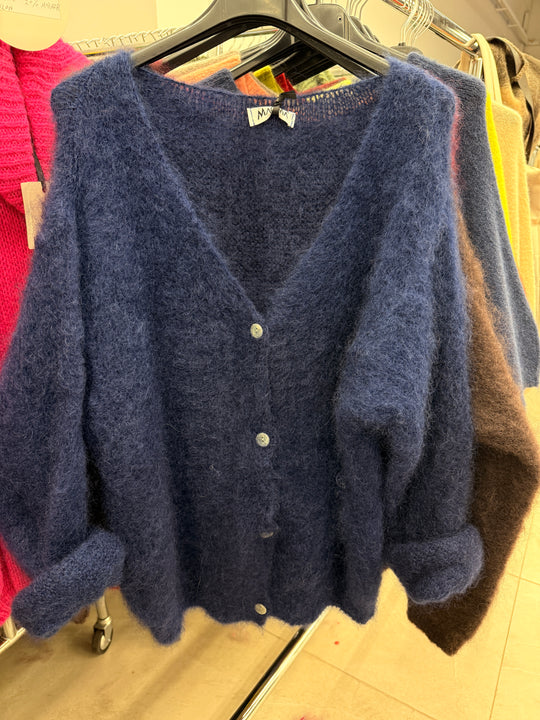 Pull/gilet baby mohairs col V 20483