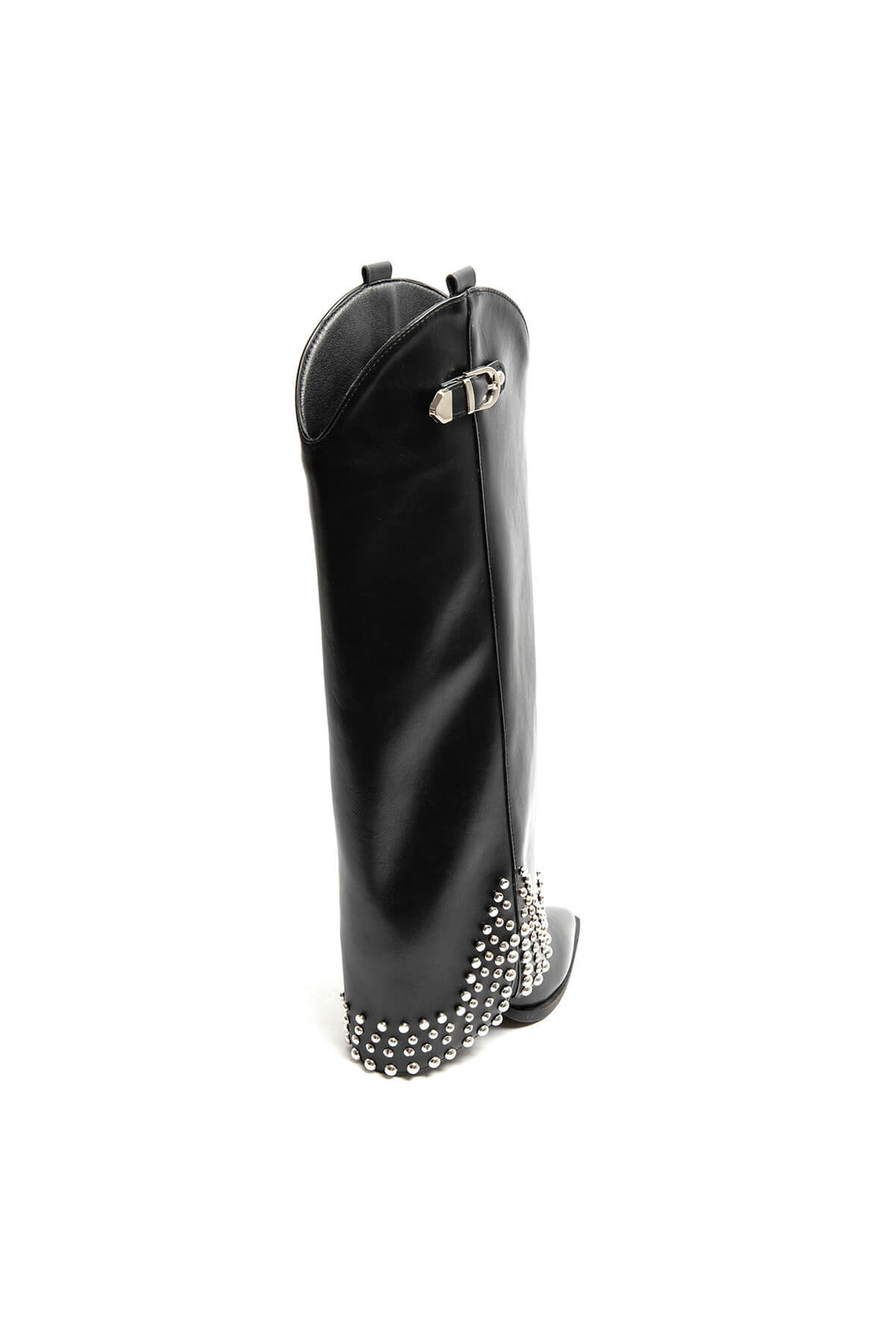 Boots cloute fentes en Noir