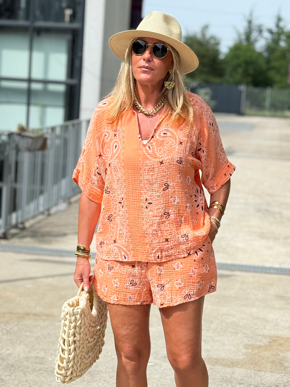 Ensemble bandana t-shirt + short