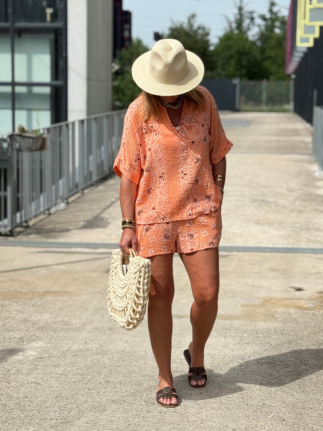Ensemble bandana t-shirt + short