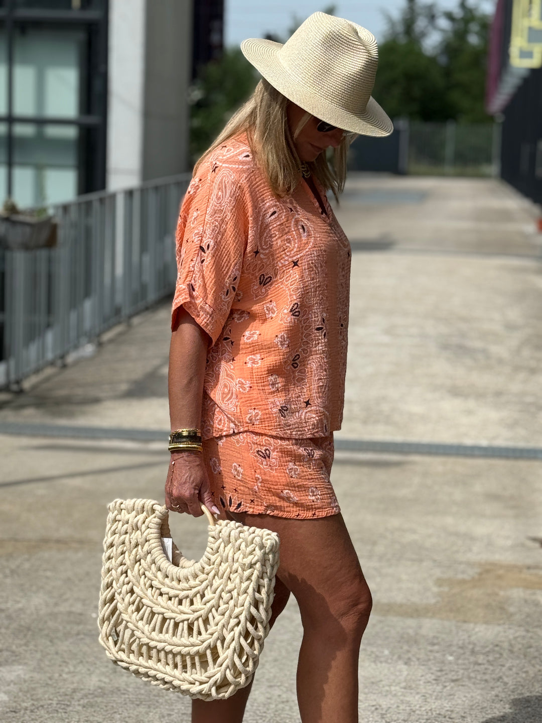 Ensemble bandana t-shirt + short