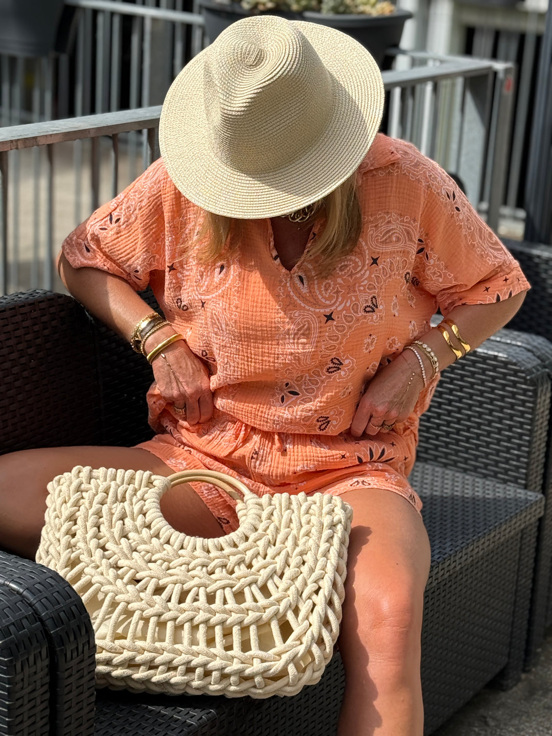 Ensemble bandana t-shirt + short