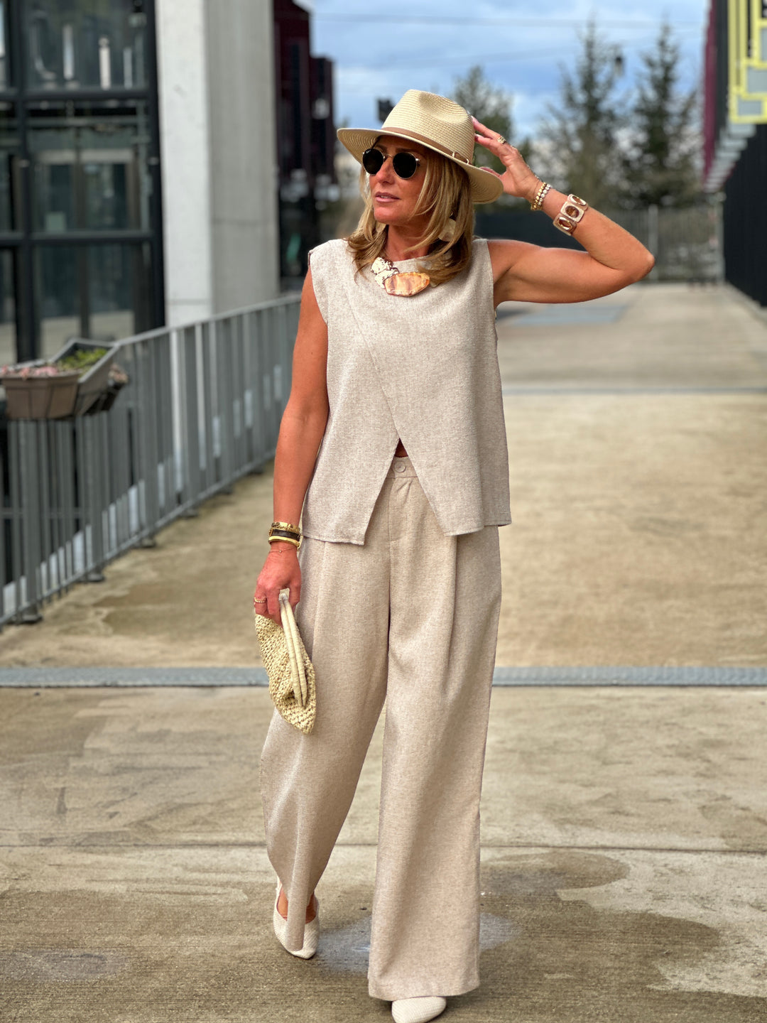 Ensemble beige JY5042