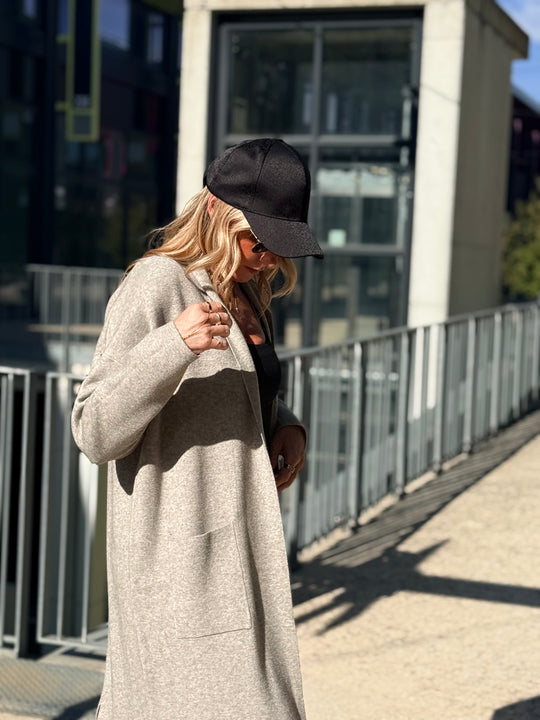 Gilet long col droit YL8892
