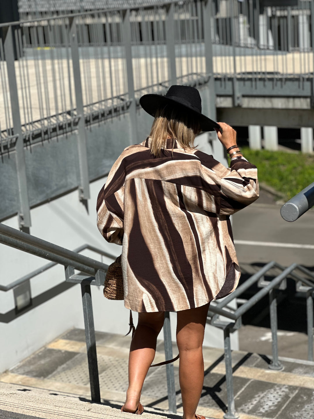 Chemise délavé Choco /El 11126
