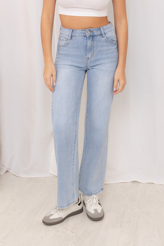 Jean bleu claire étoiles G173Y-D