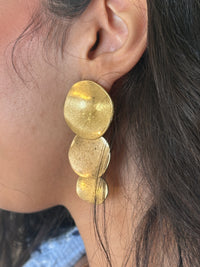 Boucles d'oreilles 3 ronds En or