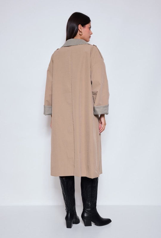 Trench OVERSIZE VICHY 3208