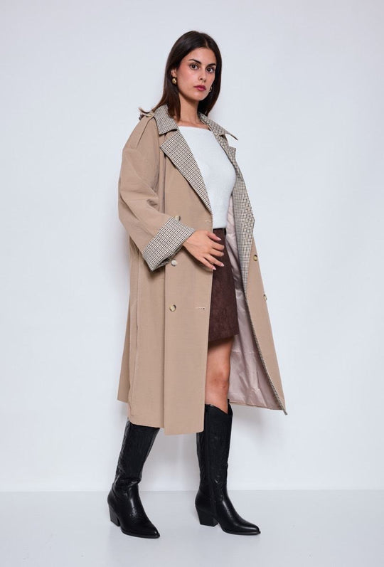 Trench OVERSIZE VICHY 3208