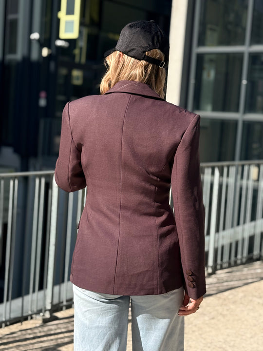 Blazer croisée Prune 3182-1