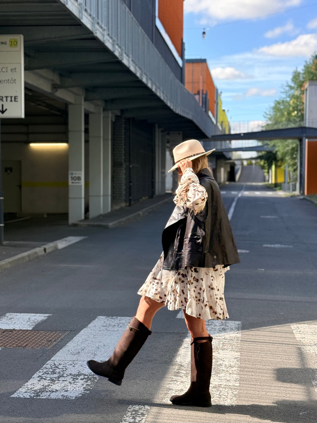 Veste similicuir sans manches choco 1223