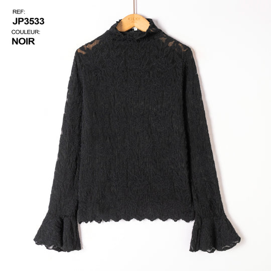 Top dentelle Noir JP3533