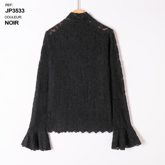 Top dentelle Noir JP3533
