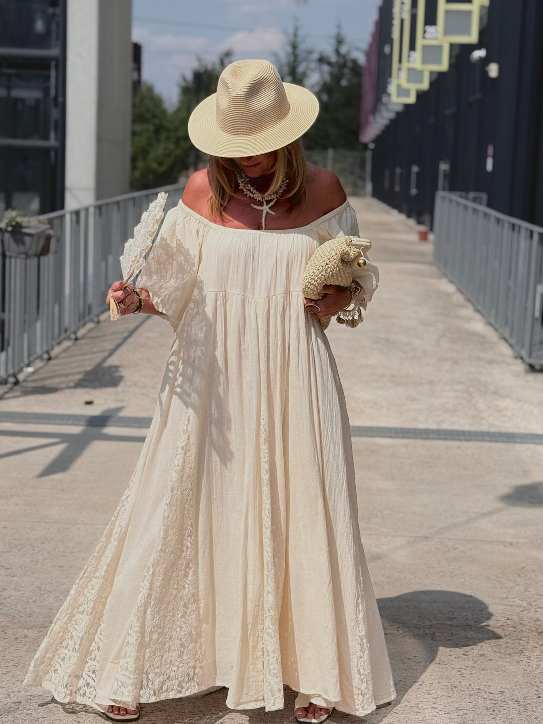 Robe nude dentelle NINA S/S26