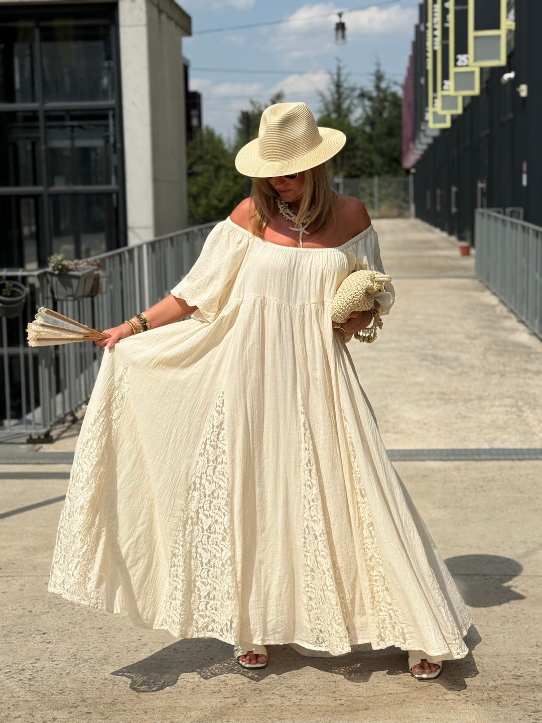Robe nude dentelle NINA S/S26