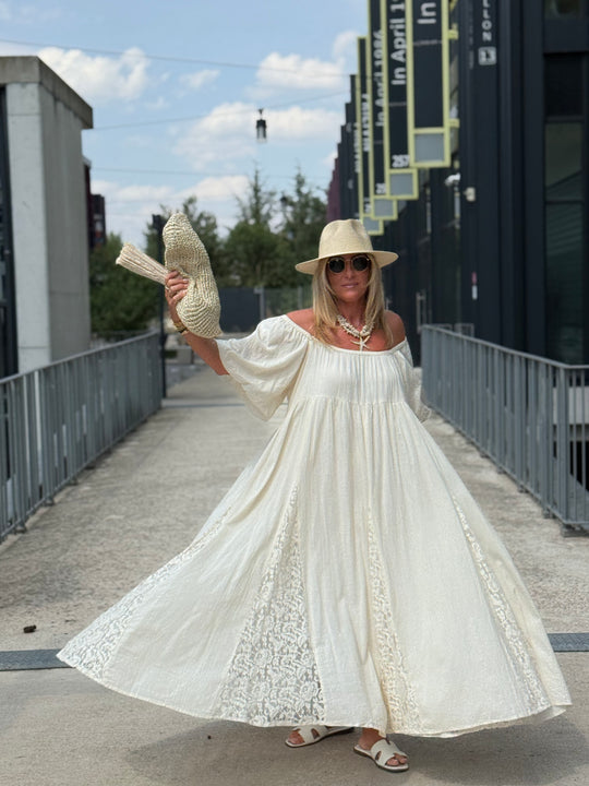 Robe nude dentelle NINA S/S26