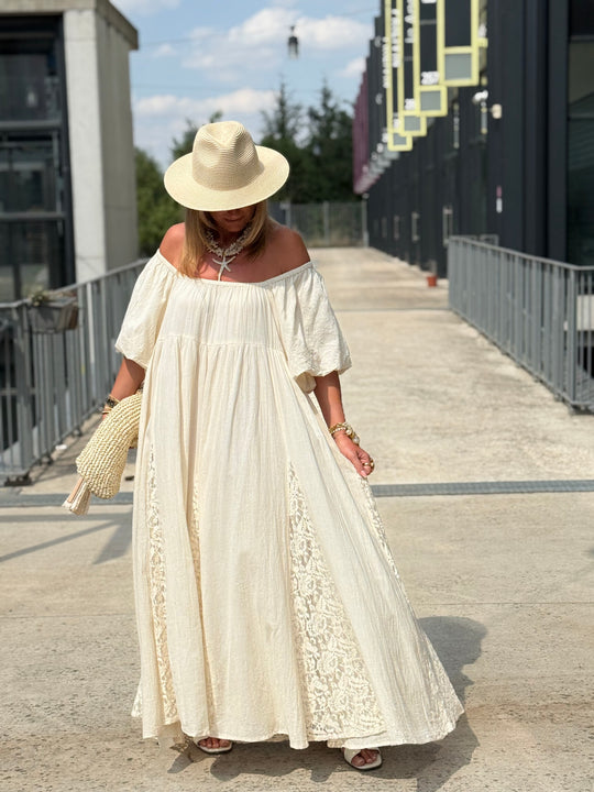 Robe nude dentelle NINA S/S26