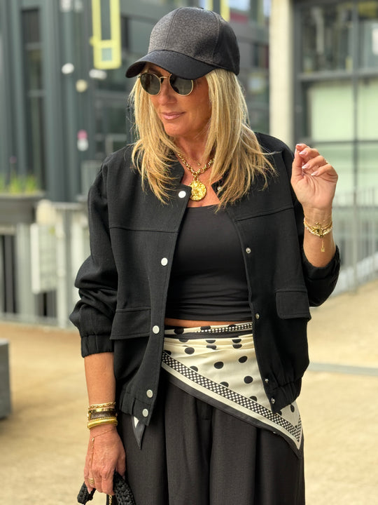 Veste bomber Noir 8498