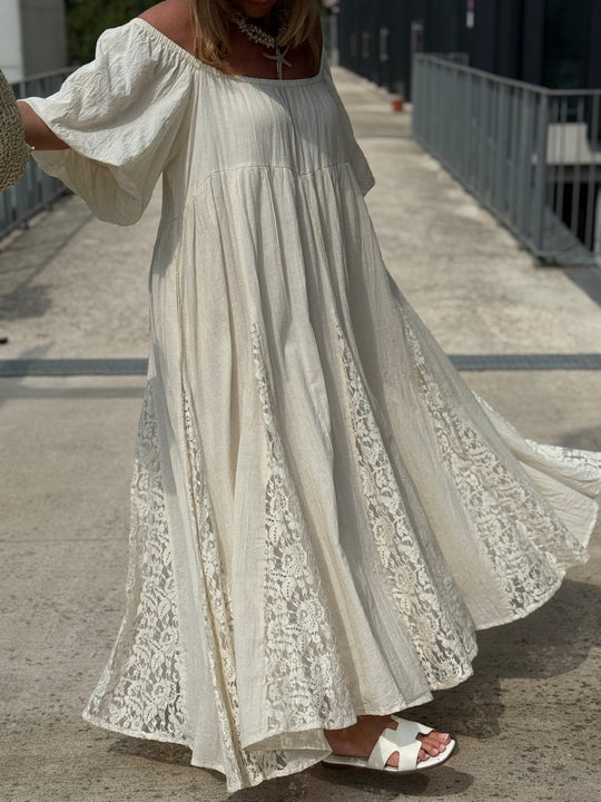 Robe nude dentelle NINA S/S26