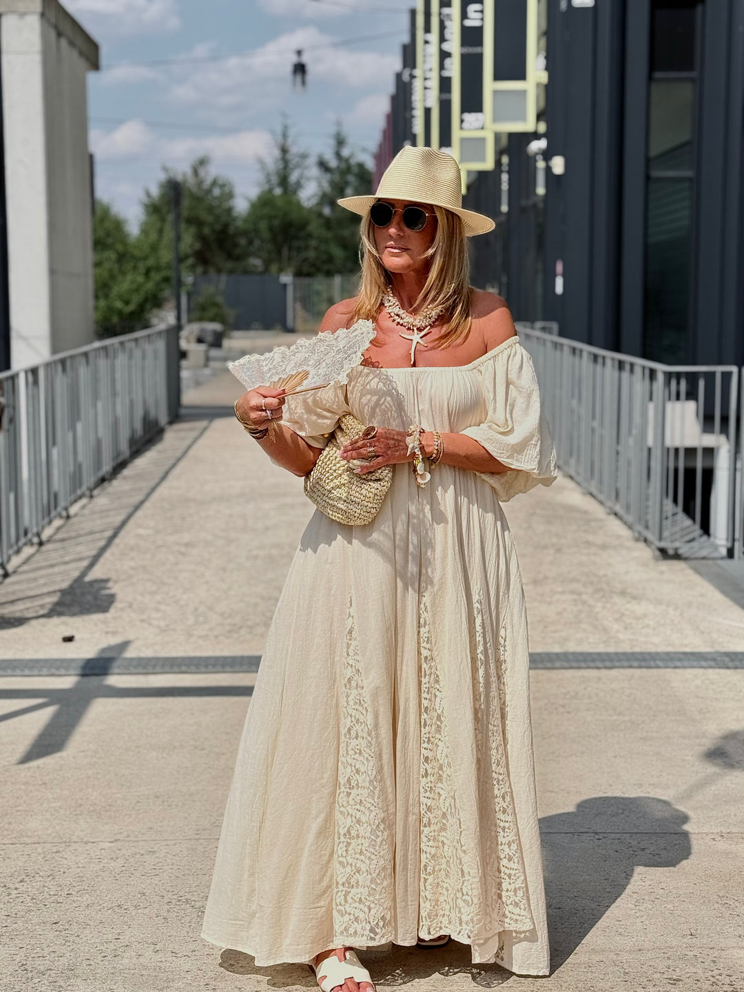 Robe nude dentelle NINA S/S26