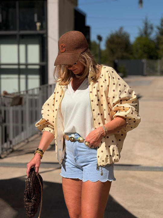 Bomber à pois