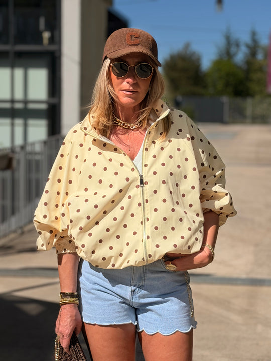 Bomber à pois