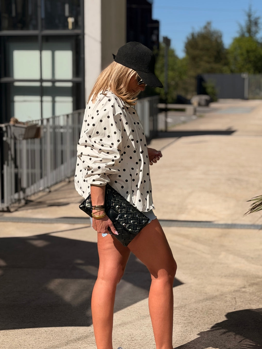 Bomber à pois