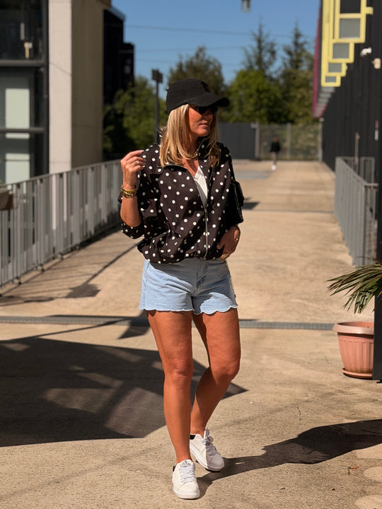 Bomber à pois