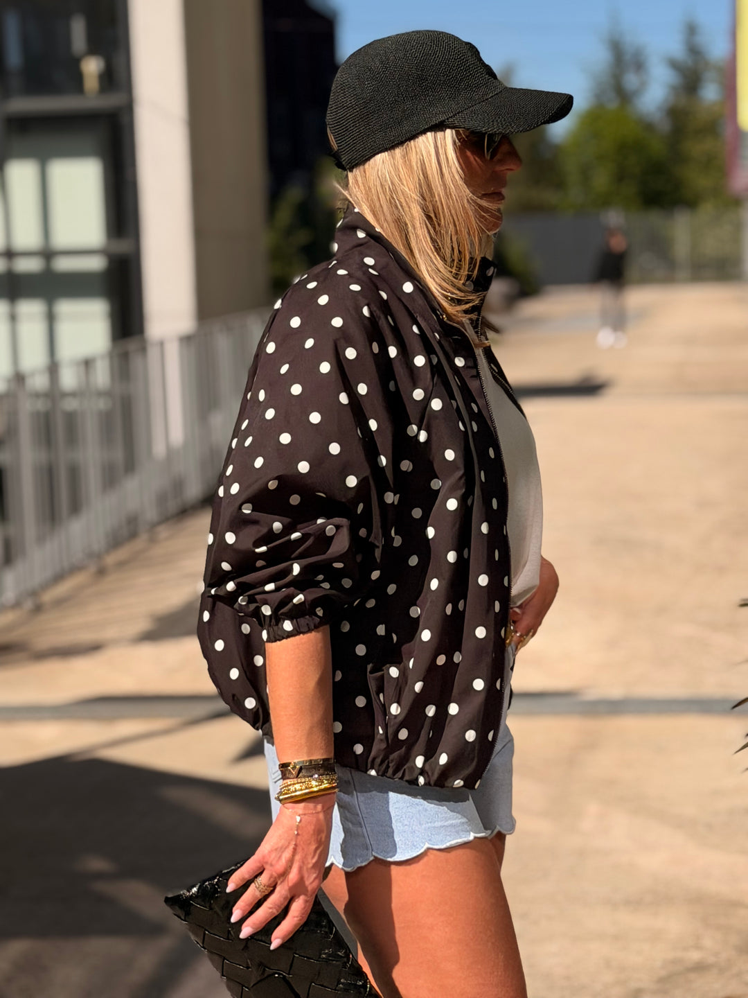 Bomber à pois