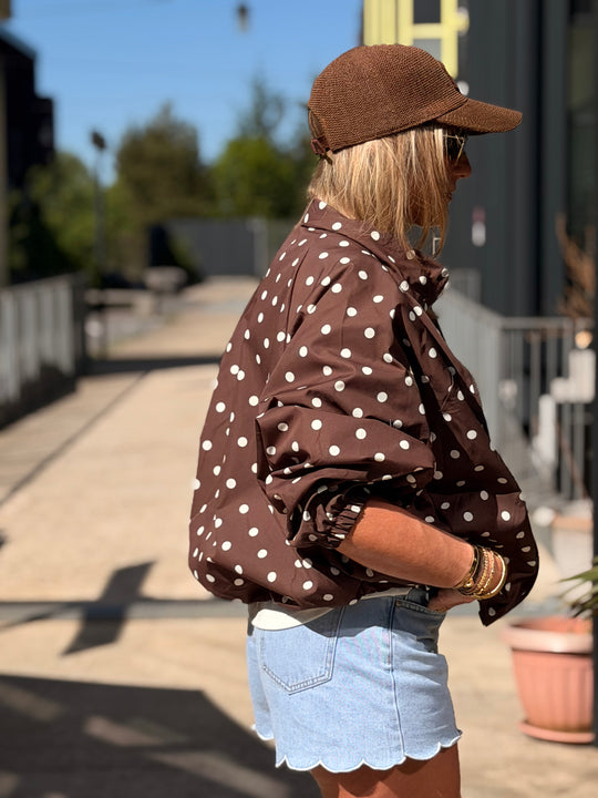 Bomber à pois