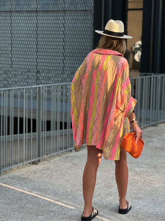 Chemise colorée motifs JUCE