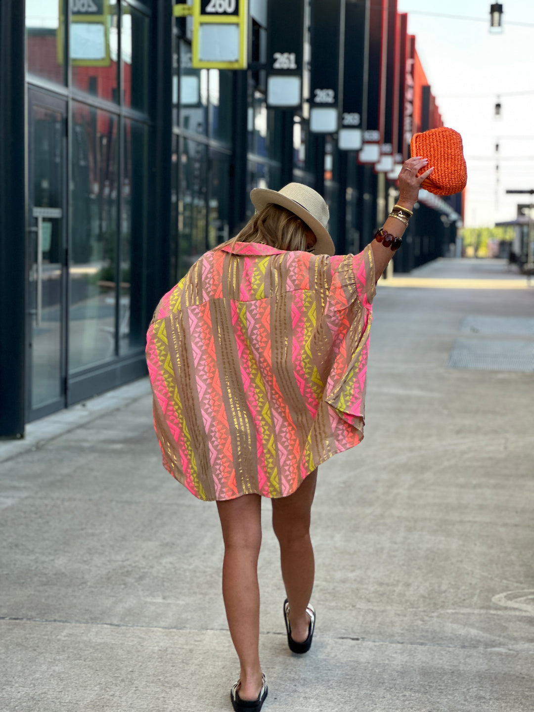 Chemise colorée motifs JUCE