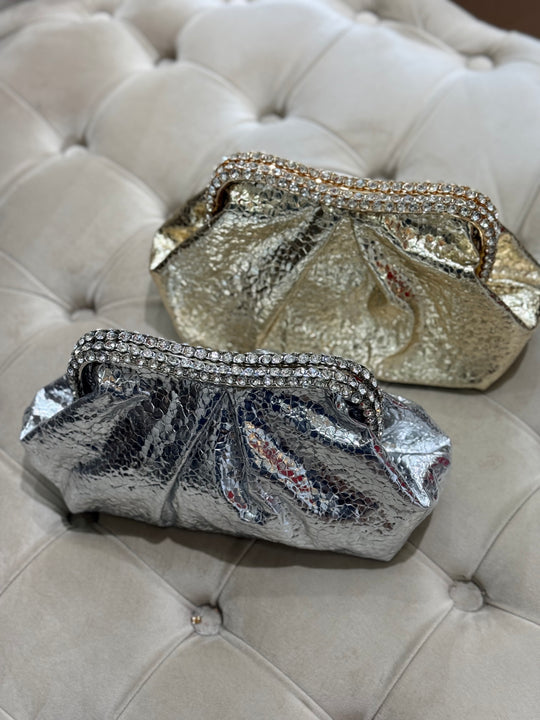 Pochette brillant strass