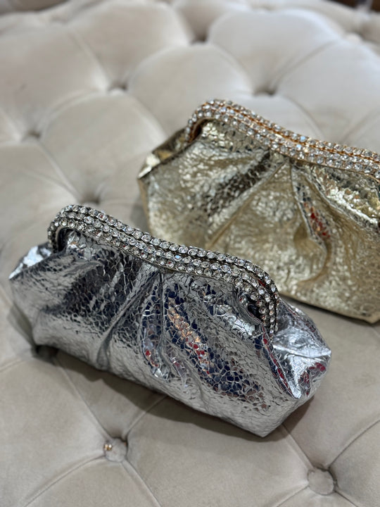Pochette brillant strass