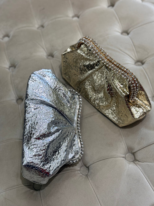 Pochette brillant strass