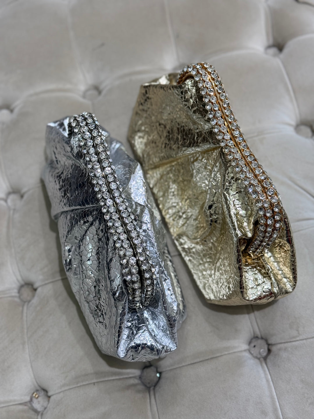 Pochette brillant strass