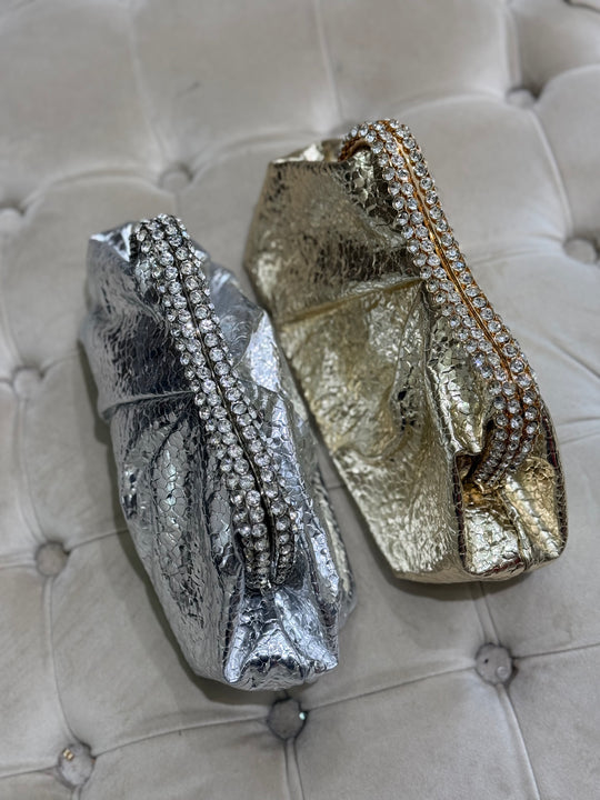 Pochette brillant strass