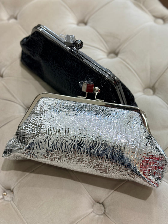 Pochette brillant clip