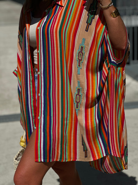 Blouse colorée motifs ruby