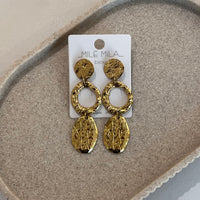 Boucles d’oreilles ovale fermée