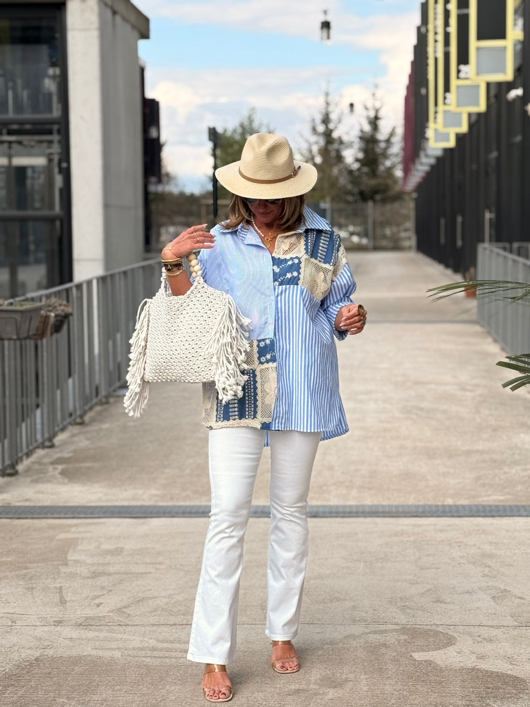 Sac crochet à franges