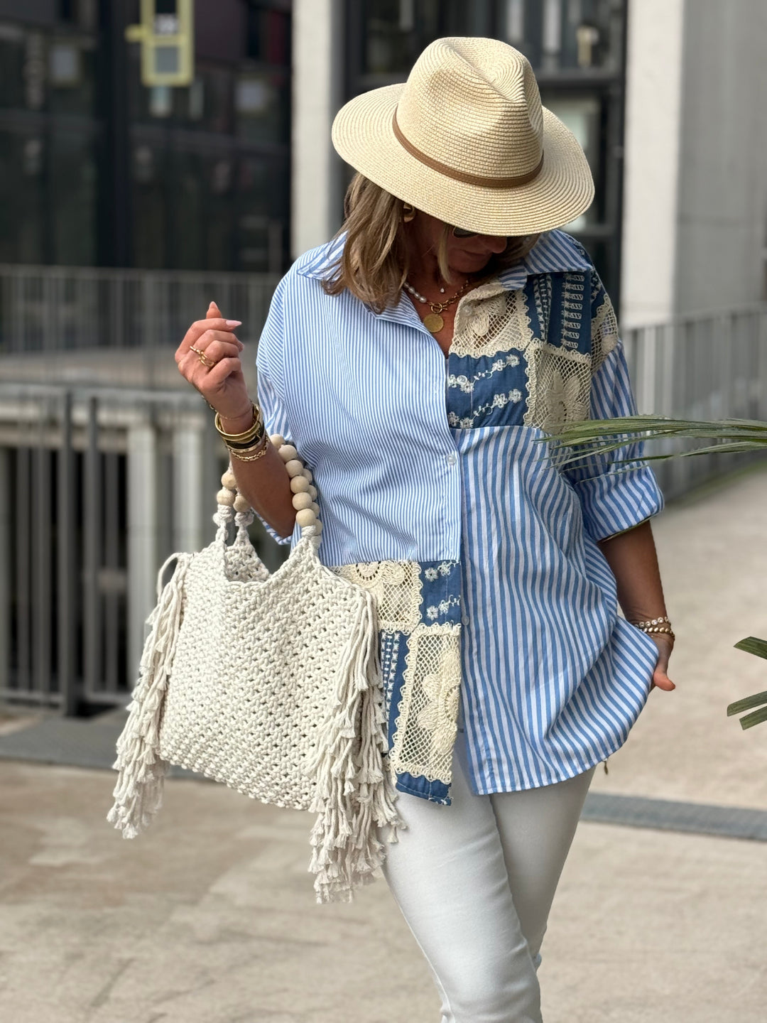 Sac crochet à franges
