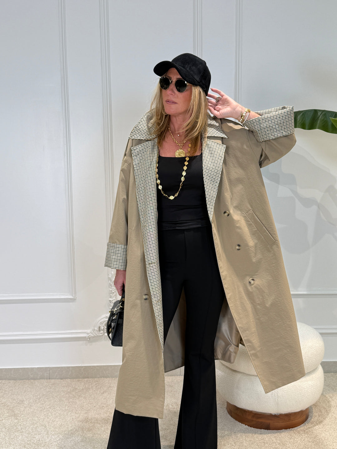 Trench OVERSIZE VICHY 3208