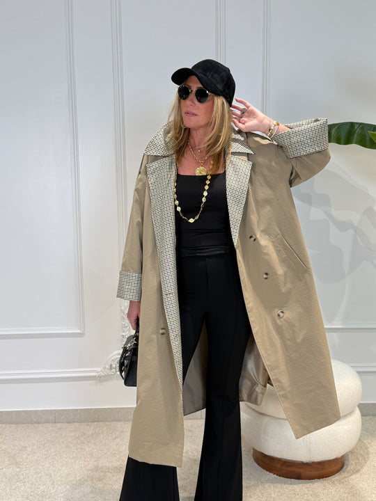 Trench OVERSIZE VICHY 3208