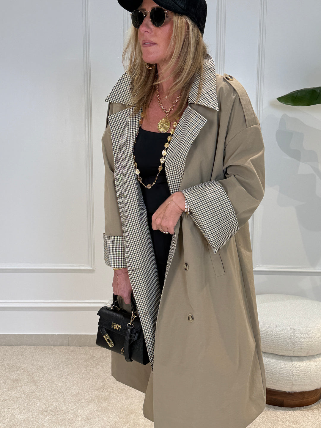 Trench OVERSIZE VICHY 3208