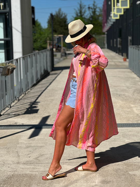 Robe JOLENE BIANCA Rose S/S25