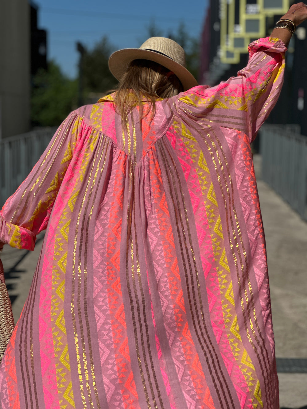 Robe JOLENE BIANCA Rose S/S25
