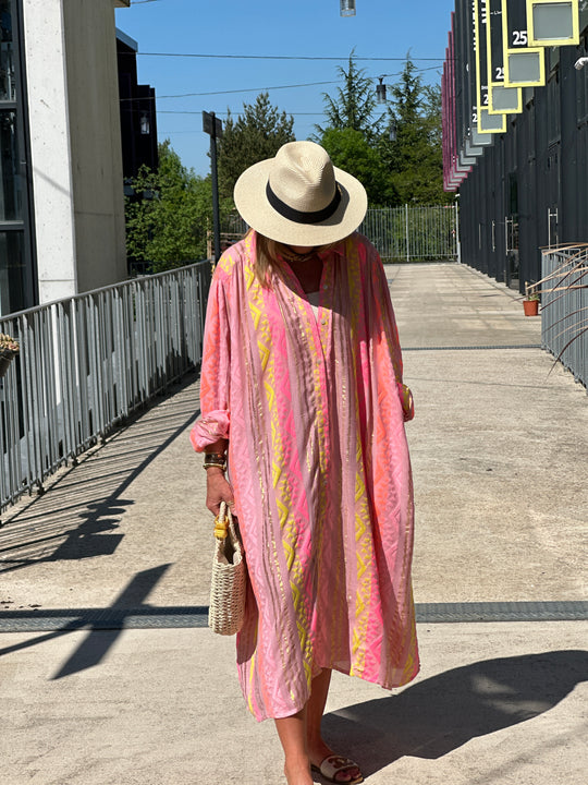Robe JOLENE BIANCA Rose S/S25